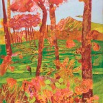 Los bosques que regresan, mixta sobre lienzo, 170 x 150, 2009