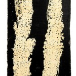 Capadocia (tríptico), serigrafías sobre papiro montadas en bastidor de lino, 250 x 300, 1996.