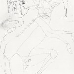 Francisco Toledo, El centauro, tinta sobre papel, 24 x 34, 1983.