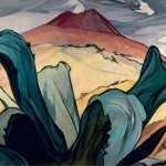 Paisaje de Milpa Alta, óleo sobre tela, 1976, Pablo O´Higgings.